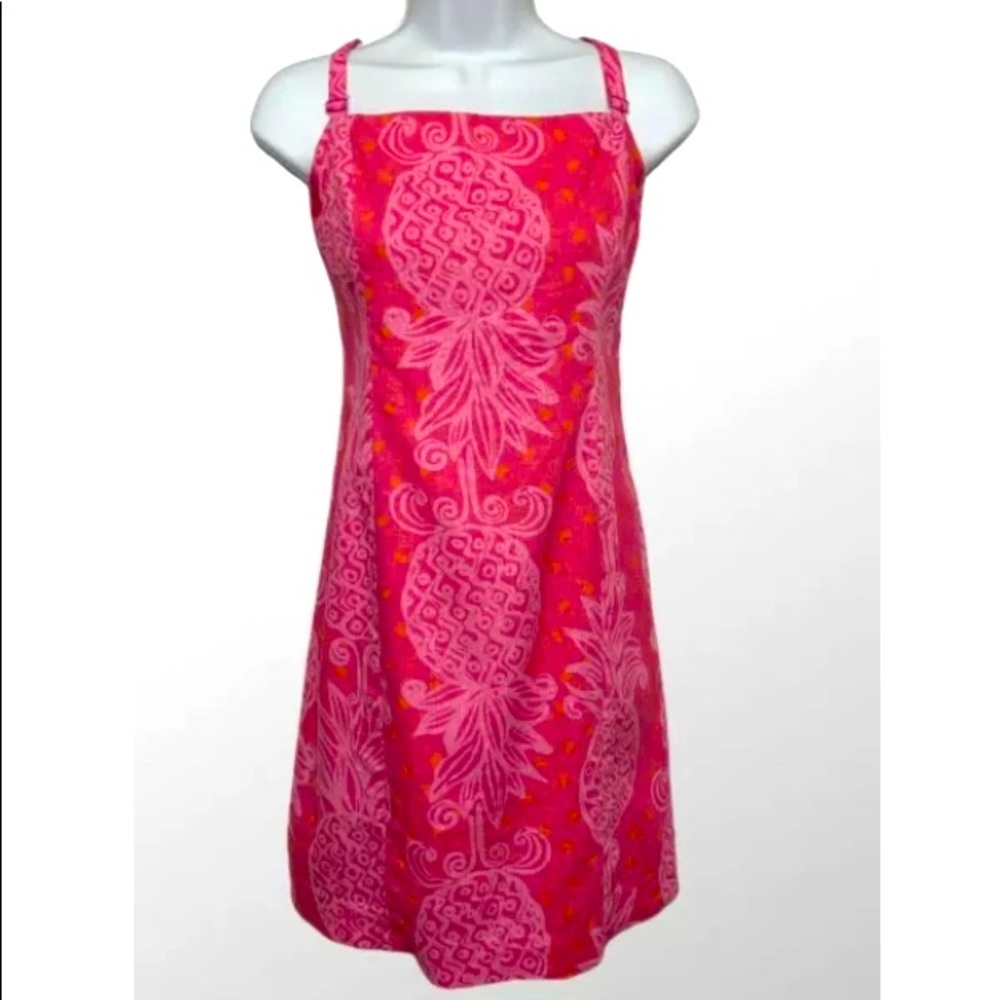 Lilly Pulitzer Linen Shift Dress Largo Daiquiri